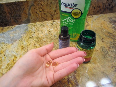 2 capsules of Vitamin E is approximately 1/8 tsp
